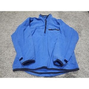 Vintage Canvas Kavu Blue Quarter Zip Mens Size Small